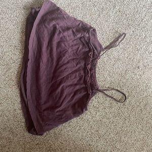 Cropped American Eagle Lacey Tank Top